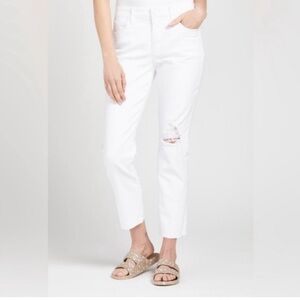 Kut From The Cloth Women’s High Rise Reese Ankle Straight-Leg Distressed Size 6